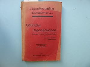 Bild des Verkufers fr Deutschvlkischer Katechismus Heft II (2). Vlkische Organisationen - Parteien, Vereine, Verbnde, Orden. Von einem deutschen Hochschullehrer. zum Verkauf von Antiquariat Heinzelmnnchen