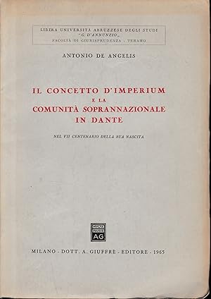 Il concetto d'imperium e la comunità soprannazionale in Dante