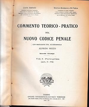 Commento teorico-pratico del nuovo codice penale, vol. 1 parte prima, art. 1-84