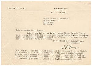 Bild des Verkufers fr Typed letter signed zum Verkauf von Andreas Wiemer Historical Autographs