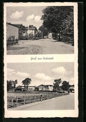 Ansichtskarte Brokstedt, Ansicht der Ortschaft