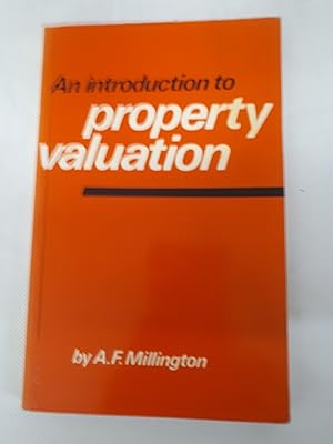Seller image for An introduction to property valuation for sale by Cambridge Rare Books