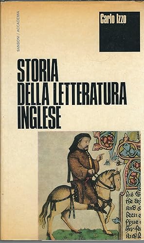 Seller image for STORIA DELLA LETTERATURA INGLESE for sale by Libreria Rita Vittadello