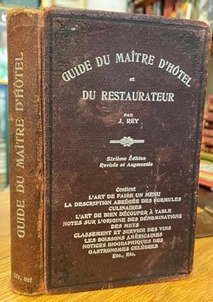 Guide du Maitre d'Hotel et du Restaurateur