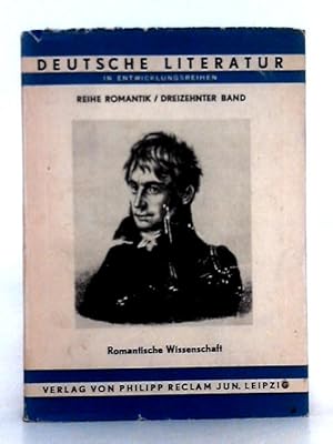 Imagen del vendedor de Romantische Wissenschaft, Dreizehnter Band a la venta por World of Rare Books