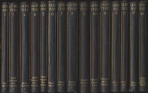 Goethes Sämtliche Werke. Grossherzog Wilhelm Ernst Ausgabe. 15 Bände (von 16). Band 14 fehlt. Ban...
