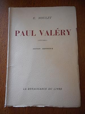 Image du vendeur pour Paul Valery (etudes) - Edition definitive mis en vente par Frederic Delbos