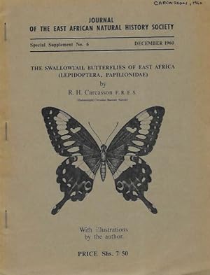 Imagen del vendedor de The Swallowtail Butterflies of East Africa (Lepidoptera, Papilionidae) a la venta por PEMBERLEY NATURAL HISTORY BOOKS BA, ABA