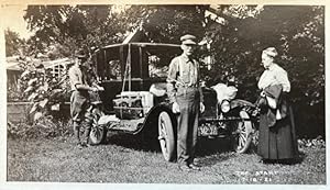 Immagine del venditore per The Yellowstone National Park as seen by. . . [the Legel family during a 1921 Western automobile camping trip in their Ford Model T Centerdoor Sedan "Elizabeth" from Iowa to South Dakota, Wyoming, Montana, North Dakota, Minnesota, and back from July 18, 1921 to August 19, 1921. Post-World War I there was a substantial expansion of the "See America First" Good Roads movement encouraging Americans to hit the open road, and experience the grandeur of the National Parks in the Western United States]. venduto da Zephyr Used & Rare Books