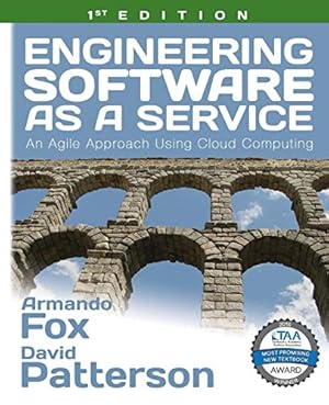 Bild des Verkufers fr Engineering Software as a Service: An Agile Approach Using Cloud Computing zum Verkauf von WeBuyBooks