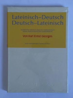 Bild des Verkufers fr Lateinisch - Deutsch / Deutsch - Lateinisch. Ausfhrliches lateinisch-deutsches Handwrterbuch - Kleines deutsch-lateinisches Handwrterbuch. 1 CD-Rom mit Beiheft zum Verkauf von Celler Versandantiquariat