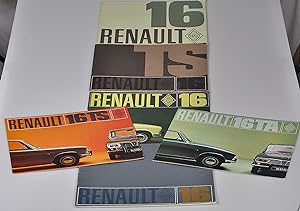 Renault 16 + Renault 16 TS + Renault 16 TA, catalogue, sales, brochure, prospekt