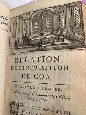 Bild des Verkufers fr RELATION DE L'INQUISITION DE GOA zum Verkauf von Aardvark Rare Books, ABAA