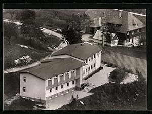 Bild des Verkufers fr Ansichtskarte Neuenweg /Schwarzwald, Unser Haus am Belchen aus der Vogelschau zum Verkauf von Bartko-Reher