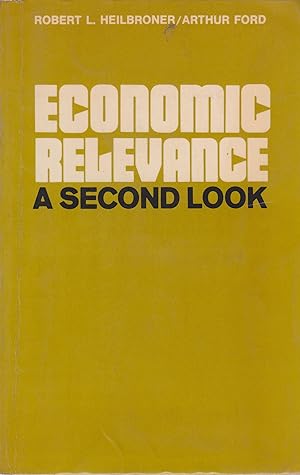 Seller image for Economic Relevance - A second look for sale by Snookerybooks