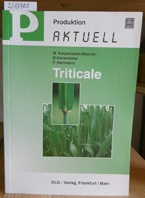 Bild des Verkufers fr Triticale. zum Verkauf von Versandantiquariat Trffelschwein