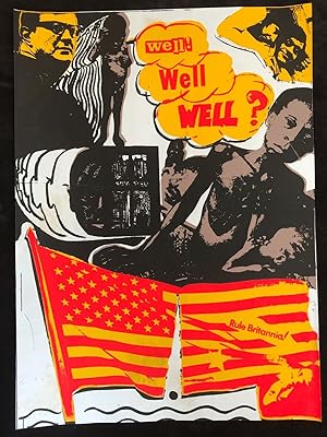 British Punk Counter Culture Screen Printed Poster, 1970s