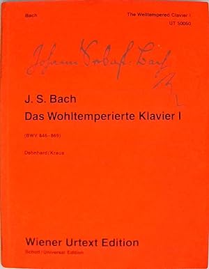 Musikverlag Wiener Urtext DAS WOHLTEMPERIERTE Klavier 1 bwv 846-869 - arrangiert für Klavier [Not...