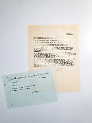1957 US Navy Correspondence about Naval Reserve Officer s Deficient Request