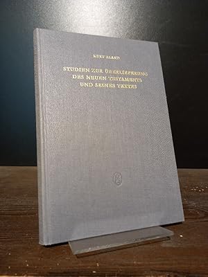 Studien zur Überlieferung des Neuen Testaments und seiners Textes. Von K. Aland. (= Arbeiten zur ...