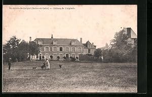 Carte postale St-Aubin-de-Luigné, Château de l`Aiglerie