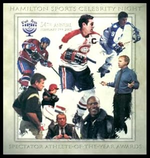 HAMILTON SPORTS CELEBRITY NIGHT - 54th Annual - Spectator Athlete-of-the-Year Awards
