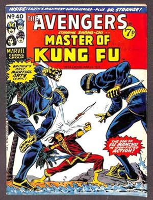 Immagine del venditore per The Avengers Starring Shang-Chi Master of Kung Fu #40 (1974) FN venduto da WeBuyBooks