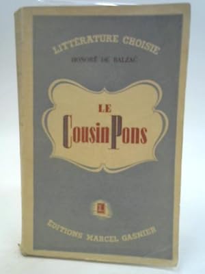Image du vendeur pour Le Cousin Pons mis en vente par World of Rare Books
