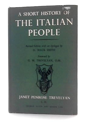 Image du vendeur pour A Short History Of The Italian People. mis en vente par World of Rare Books