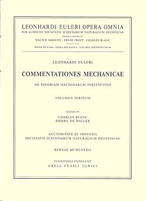 Immagine del venditore per Commentationes mechanicae et astronomicae ad scientiam navalem pertinentes 1st part venduto da moluna