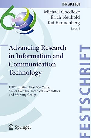 Immagine del venditore per Advancing Research in Information and Communication Technology venduto da moluna
