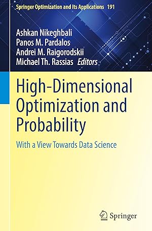 Immagine del venditore per High-Dimensional Optimization and Probability venduto da moluna