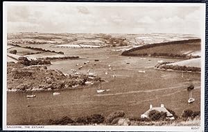 Seller image for Salcombe Devon Postcard The Estuary Vintage View Sepia Tone for sale by Postcard Anoraks