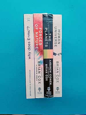 Seller image for Professor Brian Cox 4 Book Set - Human Universe, The Planets, Forces of Nature, & Why Does E=MC2? for sale by Books & Bobs