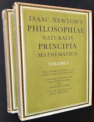 Bild des Verkufers fr Isaac Newton's Philosophiae Naturalis Principia Mathematica (Vols. I and II) zum Verkauf von APPLEDORE BOOKS, ABAA