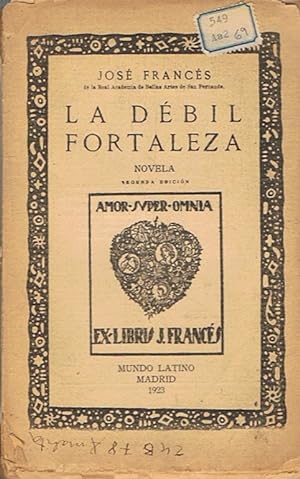 Seller image for LA DBIL FORTALEZA. Novela for sale by Librera Torren de Rueda