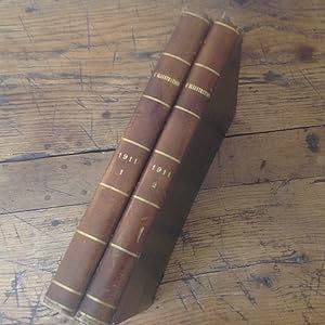L' ILLUSTRATION de 1911 en deux volumes reliés .Année Complète .