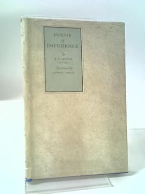 Image du vendeur pour Poems of Impudence mis en vente par World of Rare Books