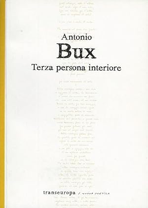Bild des Verkufers fr Terza persona interiore zum Verkauf von Biblioteca di Babele