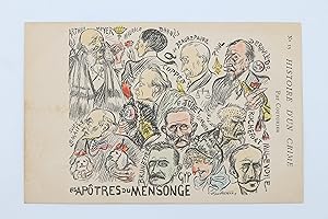 [AFFAIRE DREYFUS] Carte postale dreyfusarde appartenant à la série intitulée "Histoire d'un crime...