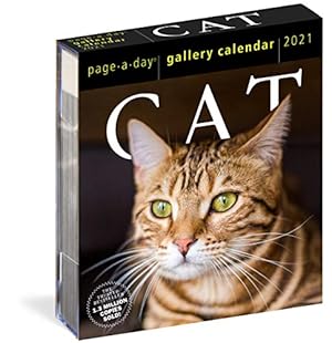 Imagen del vendedor de Cat Page-A-Day Gallery Calendar 2021 a la venta por Pieuler Store