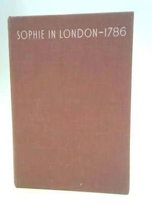 Seller image for Sophie in London, 1786 for sale by World of Rare Books