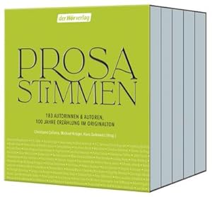 Bild des Verkufers fr Prosastimmen : 183 Autorinnen & Autoren, 100 Jahre Prosa im Originalton zum Verkauf von AHA-BUCH GmbH