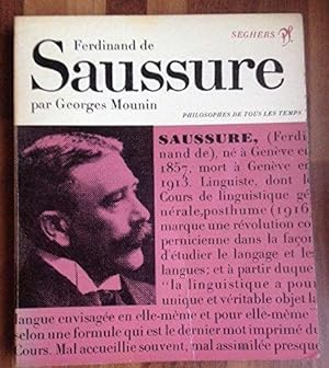 Bild des Verkufers fr Ferdinand de saussure zum Verkauf von JLG_livres anciens et modernes