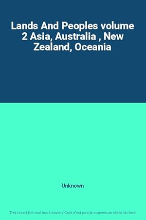 Immagine del venditore per Lands And Peoples volume 2 Asia, Australia , New Zealand, Oceania venduto da Ammareal