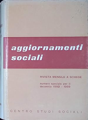 Aggiornamenti Sociali 1950-1959 II. Problemi e Avvenimenti Politici