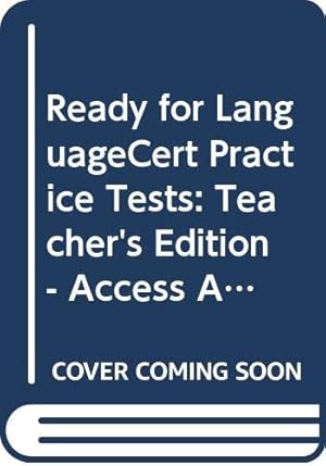 Imagen del vendedor de Ready for LanguageCert Practice Tests: Teacher's Edition - Access A2 a la venta por WeBuyBooks