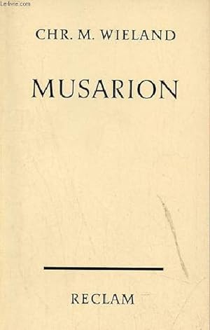 Imagen del vendedor de Musarion oder die philosophie der grazien ein gedicht in drei bchern - Universal-Bibliothek nr.95. a la venta por Le-Livre