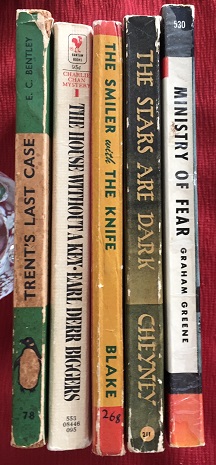 Seller image for An AFB 5-book Mystery/Thriller 5-pack: Trent's Last Case, The House Without a Key, The Smiler and the Knife, The Stars are Dark, The Ministry of Fear for sale by Augustine Funnell Books