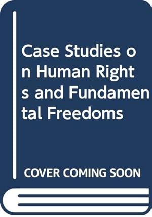 Bild des Verkufers fr Case Studies on Human Rights and Fundamental Freedoms: A World Survey: 3 zum Verkauf von WeBuyBooks